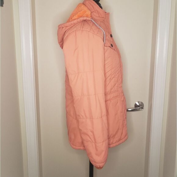 80s pink hooded ski jacket - Picture 3 of 14